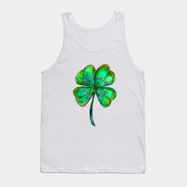 four leaf clover Tank Top by ZeichenbloQ